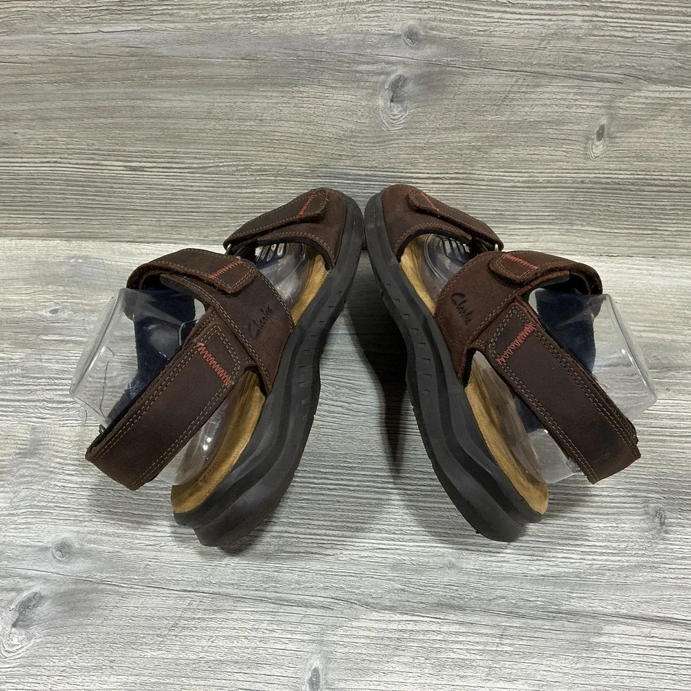 Clarks Collection 261594717110 Men's Size 12 M Leather Hapsford Creek Sandals